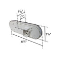 LED OVAL LAMP CLEAR BACK UP 24DIODES