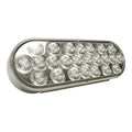 LED OVAL LAMP CLEAR BACK UP 24DIODES