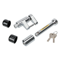 CLASS III/IV 5/8IN COMBO LOCK SET W/CHROME DOGBONE RECEIVER LOCK & CHROME COUPLE