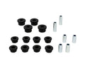 Control arm - upper and lower bushing 12 Bushings 6 Tubes Grease