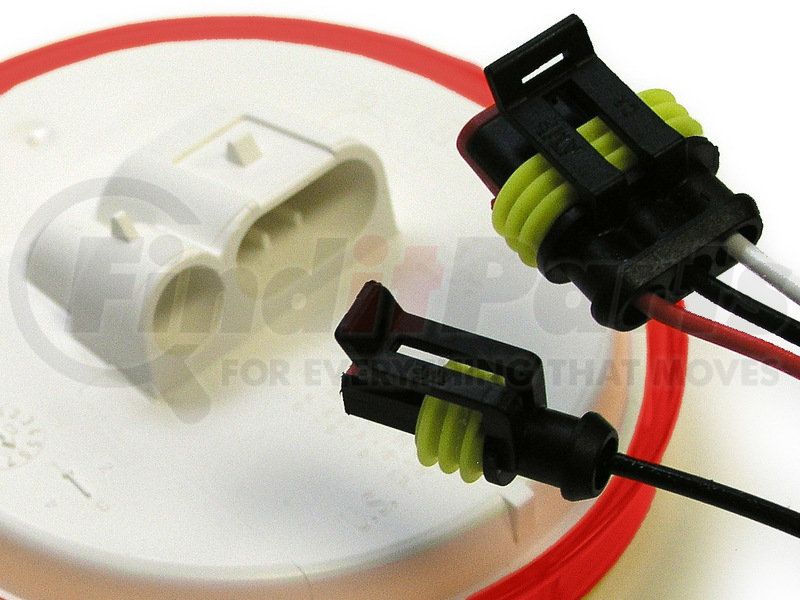 LED S/T/T & B/U LGT RND GROM MNT W/