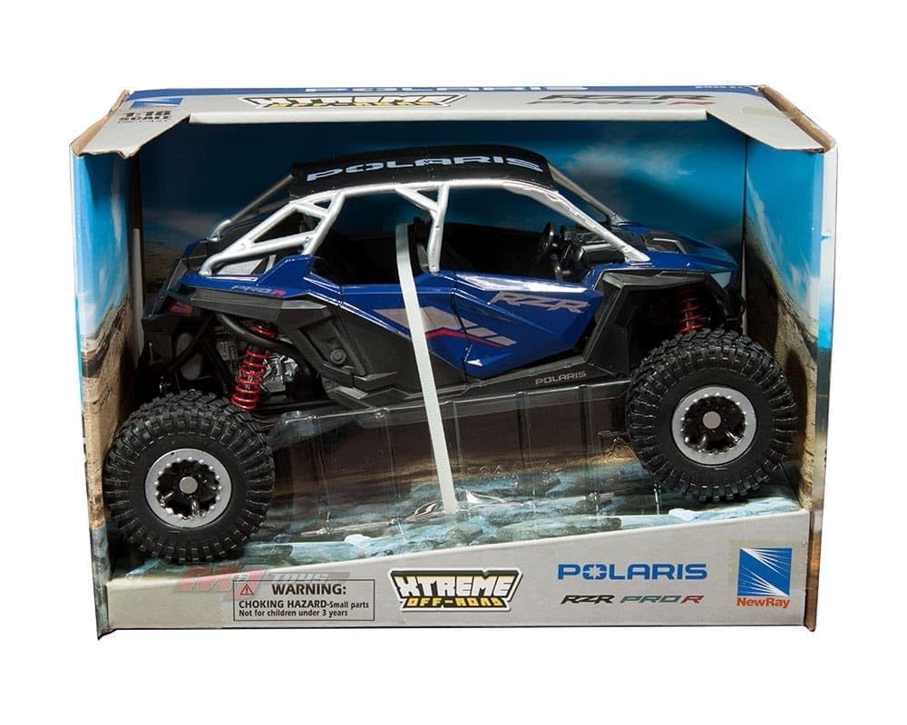 New Ray Toys Polaris RZR Pro R 4 Rock Crawler Azure Crystal Scale - 1:18
