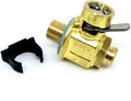 ~(0.2 lbs. 4X4X1)~ JIS PF3 / 8 DRAIN VALVE W/ SHORT NIPPLE