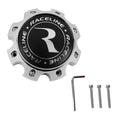 Chrome Bolt on Cap w Black Decal (8x6.5 8x170) Includes: 1 Cap 1 Decal 3 Screws 1 Wrench Fits Series # 894 923 982 903M