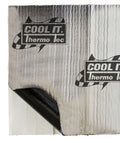 Suppressor Heat and Sound Film 24 Inch x 36 Inch Silver Up to 2000 Degree F 2 PC Thermo Tec