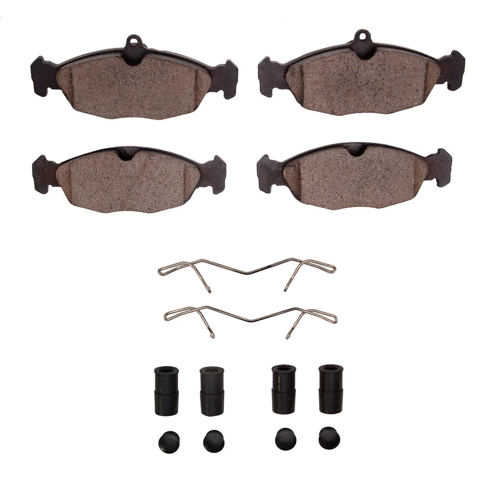 R1 1997-2006 Jaguar VanDEN PLAS Rear R1 Semi Met Pads & Hardware Kit