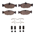 R1 1997-2006 Jaguar VanDEN PLAS Rear R1 Semi Met Pads & Hardware Kit