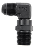 Fragola -6AN x 3/8 NPT 90 Degree Swivel - Black