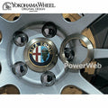 Advan 65mm Alfa Romeo Centercap Adapter Ring - Silver Alumite