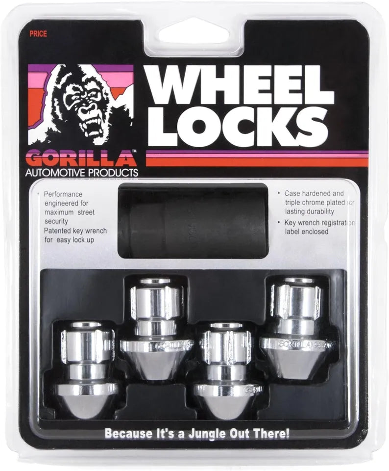 9/16IN DUPLEX ACORN EXTRA EXTRA LONG (3.00IN LONG) WHEEL LOCK