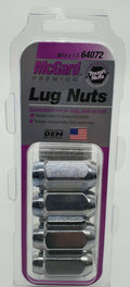 McGard Hex Lug Nut (Cone Seat) M14X1.5 / 22mm Hex / 1.635in. Length (4-Pack) - Black