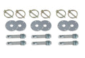 ALUMINUM HOOD PIN KIT 1/220 SET OF 6