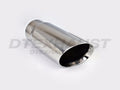 DOUBLE WALL ANGLE SS EXHAUST TIP 3.00IN ID / 3.50IN OD