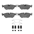 R1 90-95 Jaguar Xjrs Rear Semi Met Brake Pads and Hardware Kit