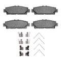 R1 90-92 Lexus Ls400 Rear Semi Met Brake Pads and Hardware Kit