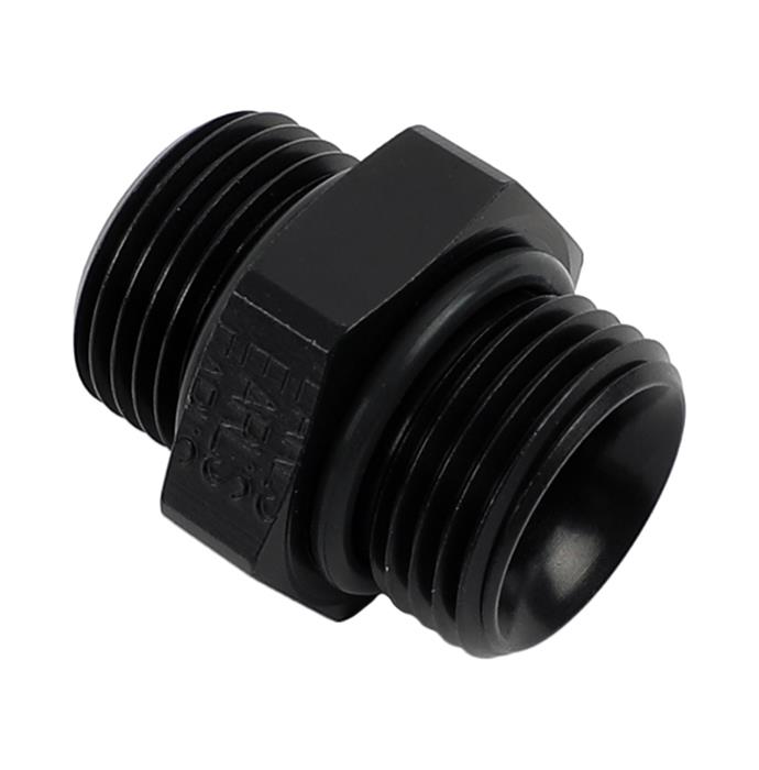 -10AN PORT TO -10AN PORT ADAPTER BLACK