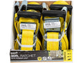 30 FT COMMERCIAL GRADE RATCHET STRAP WITH FLAT HOOKS
