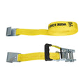 30 FT COMMERCIAL GRADE RATCHET STRAP WITH FLAT HOOKS