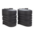 PROPANE TANK COVER DOUBLE 20LB BLACK