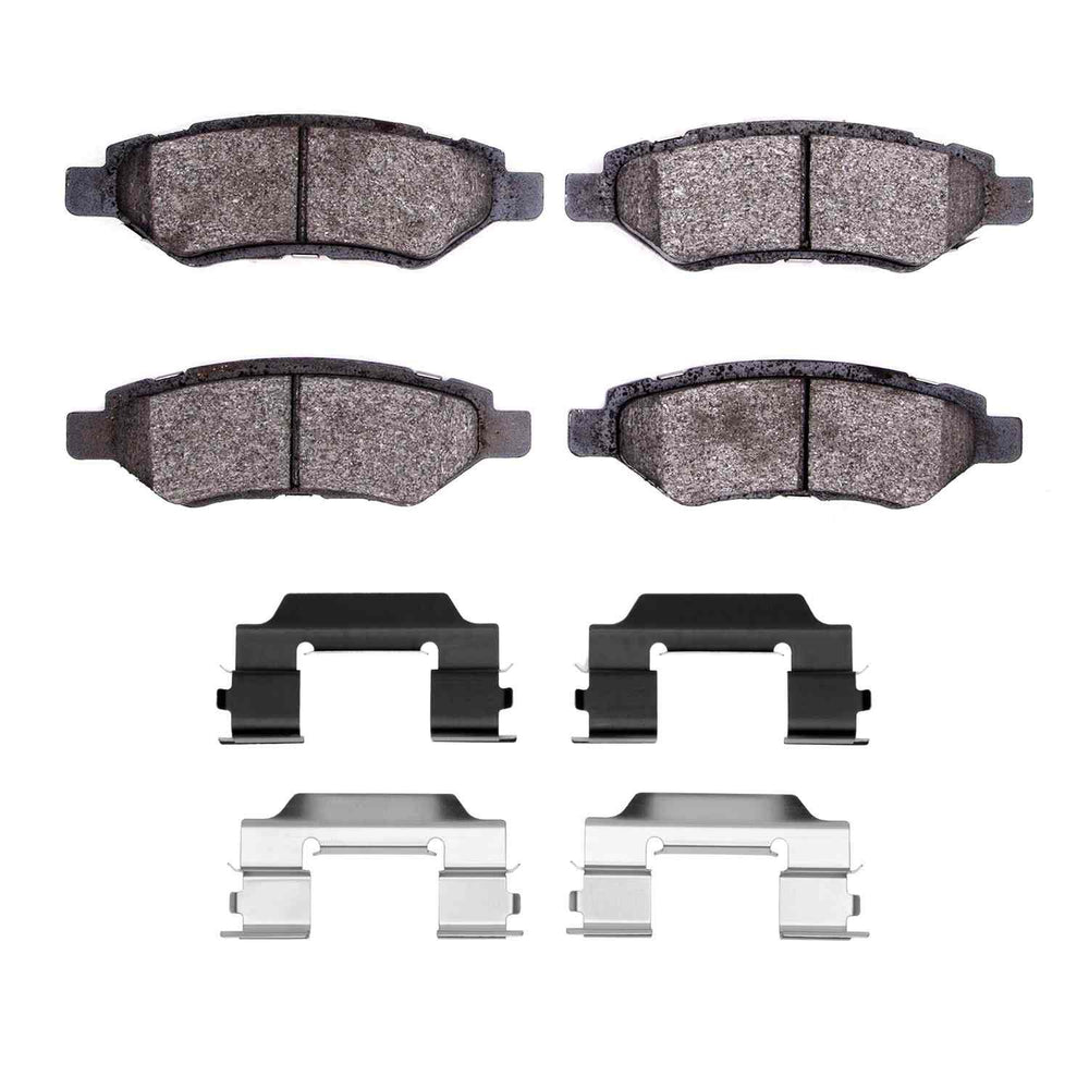 R1 2008-2016 Cadillac CTS Rear R1 Semi Met Pads & Hardware Kit