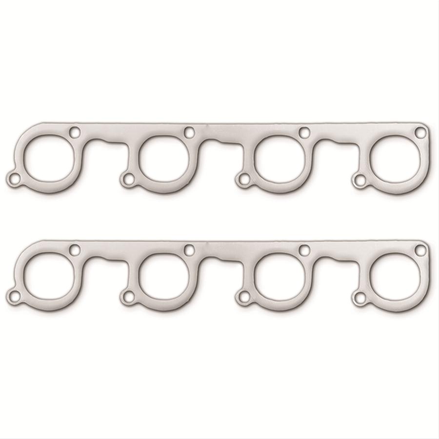 FORD V8 HUSLER HEADERS 9 TO 1 LATE MODEL ASPHALT SPRING CAR EXHAUST GASKETS 2/SE