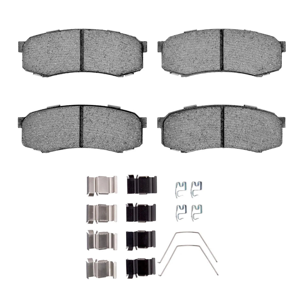 R1 1993-2024 Lexus GX470 Rear R1 Semi Met Pads & Hardware Kit