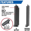 Rugged Radios RDH-16 Handheld Radio High Capacity Lithium Battery
