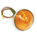 Parking / Turn Signal Light Assembly Amber Lens Sold Individually 1955-1968 CJ3B 1955-1957 M38A1 And 1955-1971 CJ5 / CJ6 OMIX