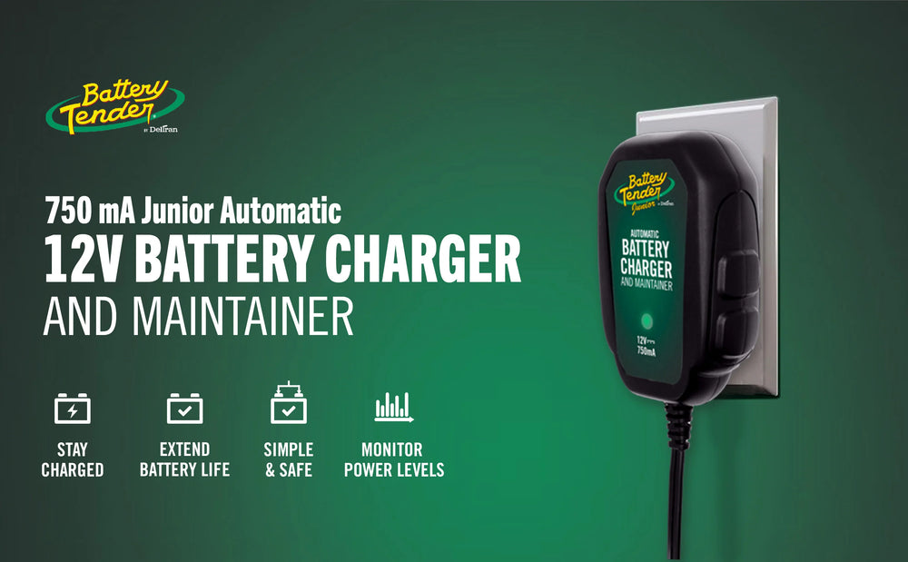 Battery Tender 12V 750mA Battery Charger Junior