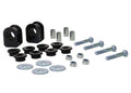 Sway bar - mount and link bushings 10 Bushings 4 Tubes 4 Bolts 4 Washers 4 Nuts Grease