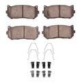 DFC 98-03 Kia Sephia Rear 4000 HybriDynamic Brake Pads and Hardware Kit