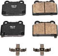 Power Stop 08-15 Mitsubishi Lancer Rear Z17 Evolution Ceramic Brake Pads w/Hardware