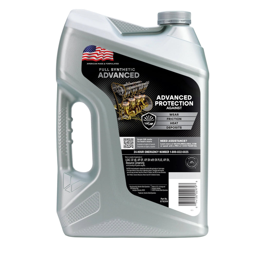 VAL EZ ADV FULL SYN 0W16 5 QT