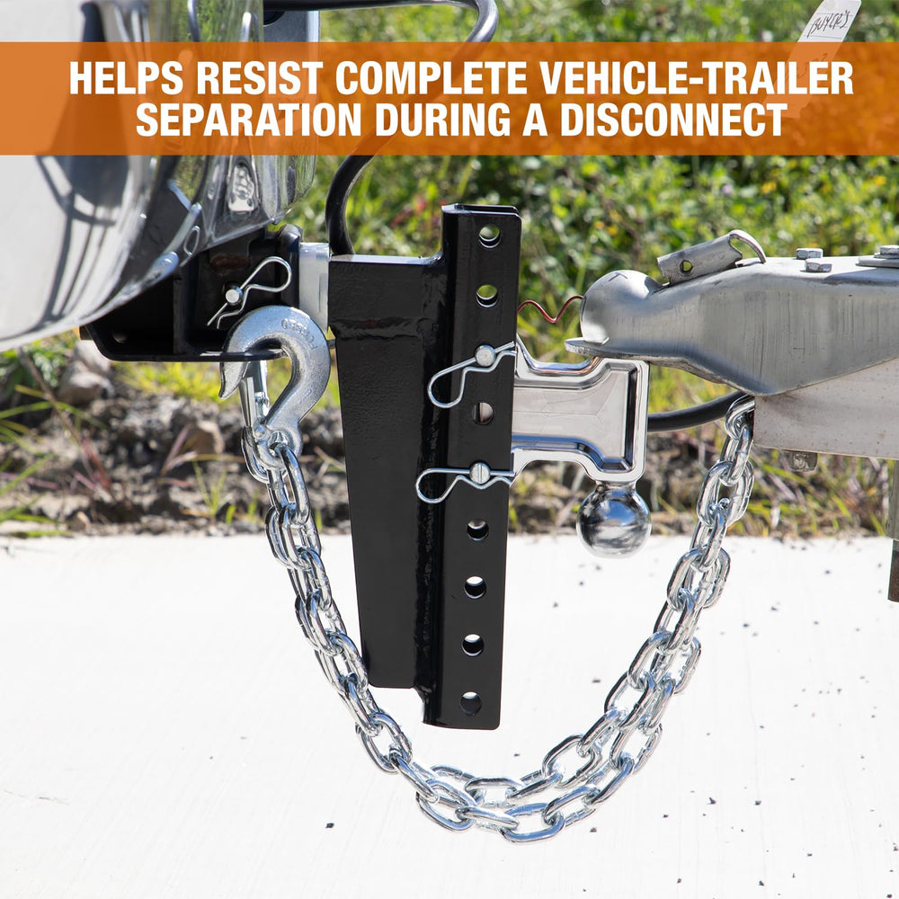 SAFETY CHAIN 3/8IN X 35IN W/FORGED SLIP HOOK 10000LB