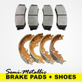 POSI-QUIET SEMI-METALLIC BRAKE PADS