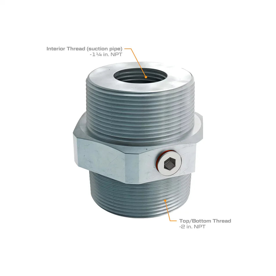 ADAPTER TANK 2' NPT X 1 1/4' NPT
