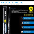 PIAA Aero Vogue Hybrid Silicone Wiper Blade 18 in (450mm)