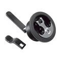 LOCKING ANCHOR LOCK - BLACK W/ CHRO