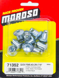 Moroso Quick Fastener - Oval Head - 7/16in x .500in - Steel - 10 Pack