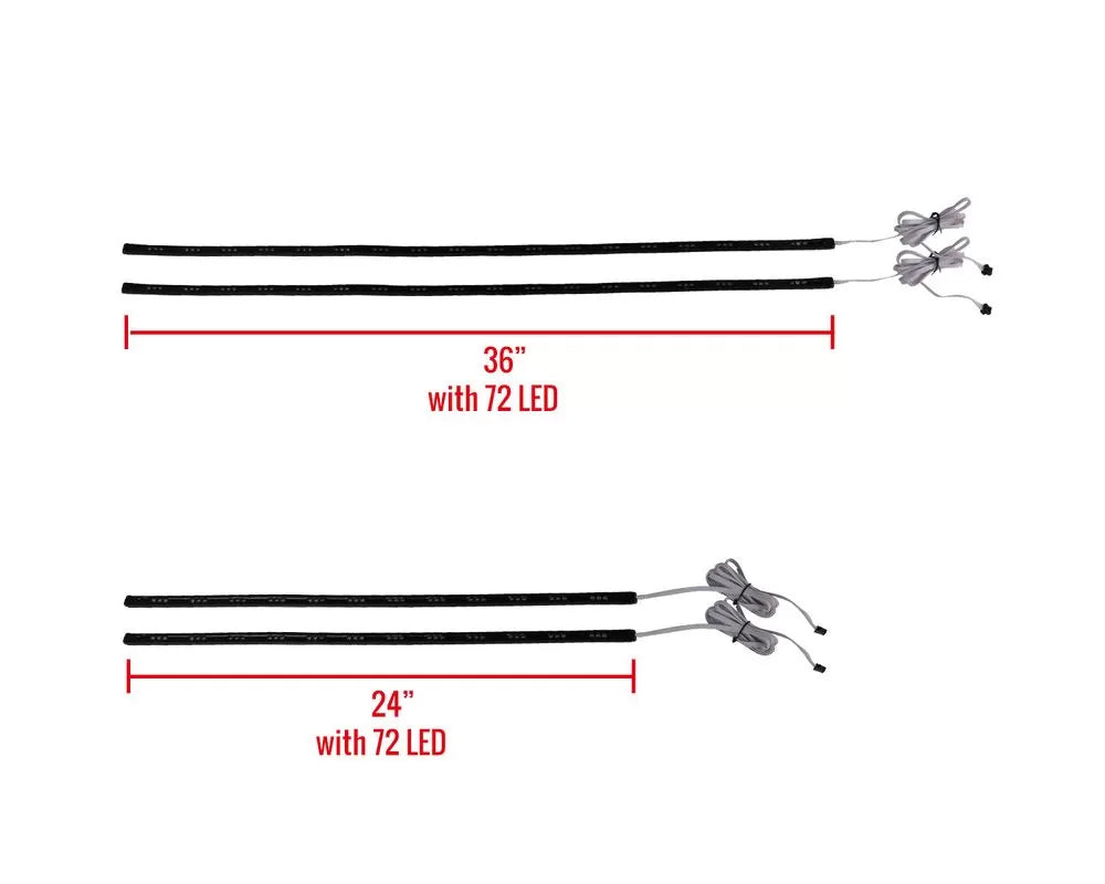 MULTI COLOR LED UNDER CAR KIT- 12V