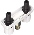 FAUCET W/ QUICK CONNECT 4IN 2 KNOB PLASTIC WHITE