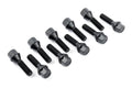 LUG BOLT KIT, CONE SEAT, M12x28mm, BLK
