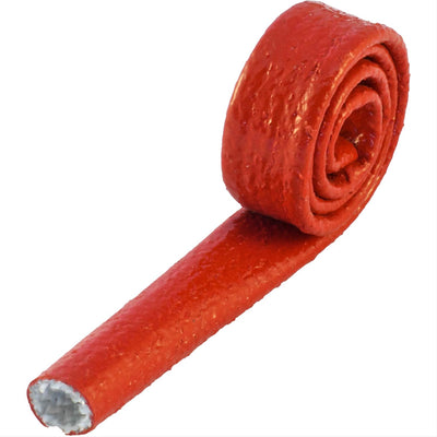 SILICONE COATED FIRE HEAT SHIELD SLEEVE FOR FUEL LINES BRAKE LINES WIRE LOOMS