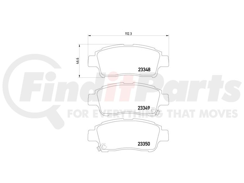 BRAKE PAD SET DISC BRAKE 8DB