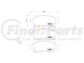 BRAKE PAD SET DISC BRAKE 8DB