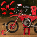 Cycra 17-23 Kawasaki KX250F Front Stadium Number Plate - OEM Green