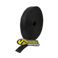 BLACK EXHAUST HEAT WRAP LOWERS UNDER HOOD TEMPERATURES AND INCREASES HORSEPOWER