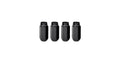 McGard Hex Lug Nut (Cone Seat) M14X1.5 / 22mm Hex / 1.945in. Length (4-Pack) - Black