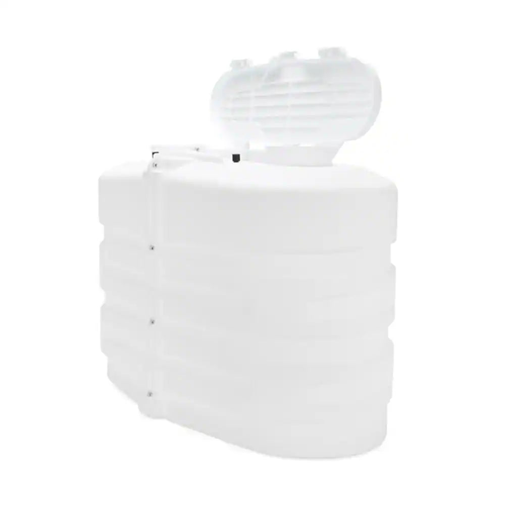 PROPANE TANK COVER DOUBLE 20LB WHITE