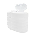 PROPANE TANK COVER DOUBLE 20LB WHITE